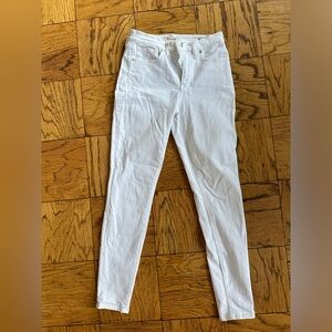Madewell white jeans